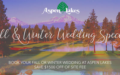 Aspen Lakes Wedding Special – Central Oregon Wedding Venue – Sisters, Oregon