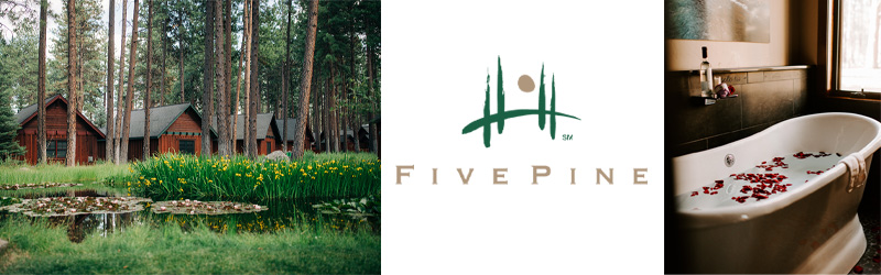 Five Pine Lodge Lodging Page Banner