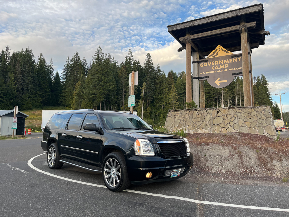 Government Camp Safe Chauffeur-541SAFE-Executive-Car-Service-Bend-Sunriver-Tetherow-Brasada-Pronghorn-Juniper-Reserve-Aubrey-Black-Butte-RDM-KBDN-Redmond-Airport-Dinner-Wedding