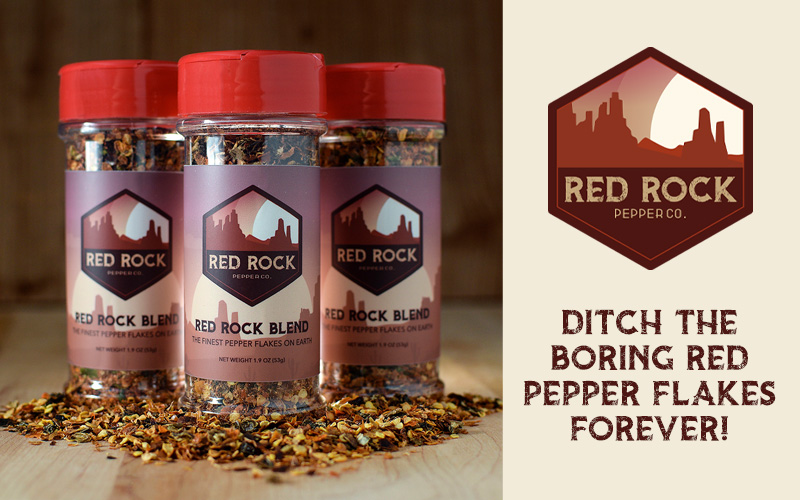 Red Rock Pepper Co. Brochure Logo